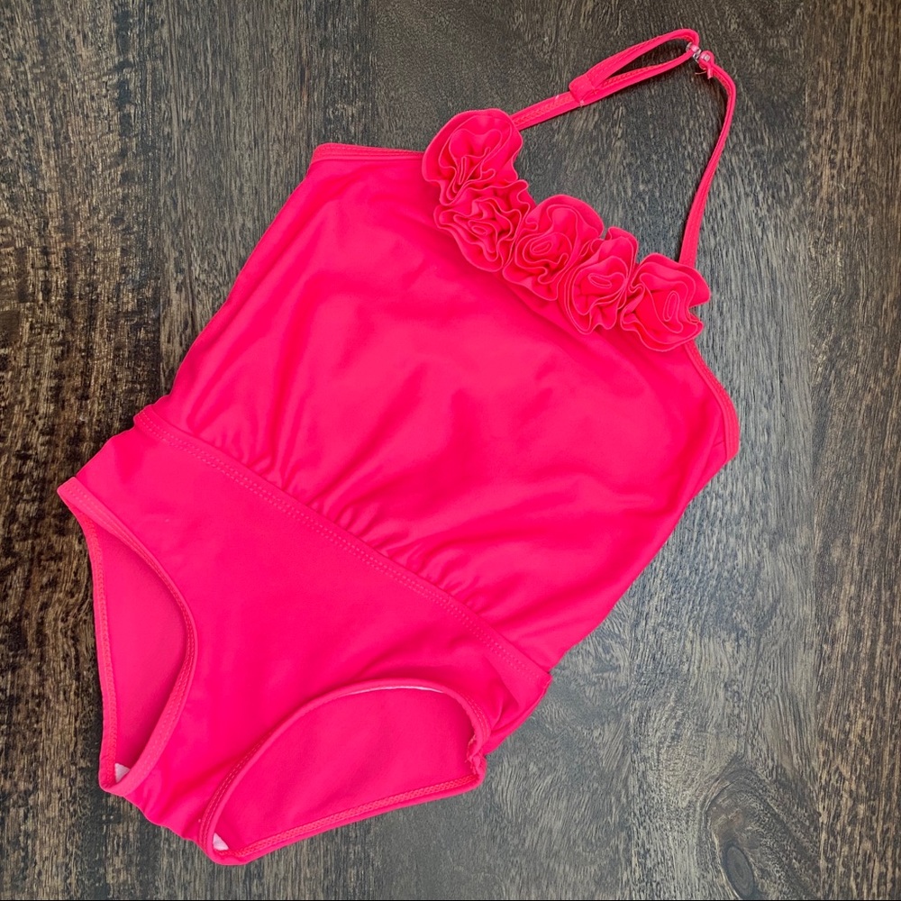 Toddler Girl Pink One-Piece Swimsuit 2t